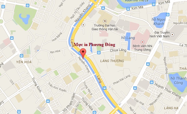 Đổ mực máy in tại Nguyễn Khang